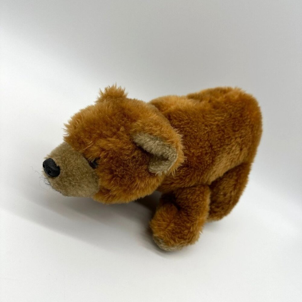 Vintage Brown Bear Stuffed Animal Plush 1970s Teddy California Stuffed Toys